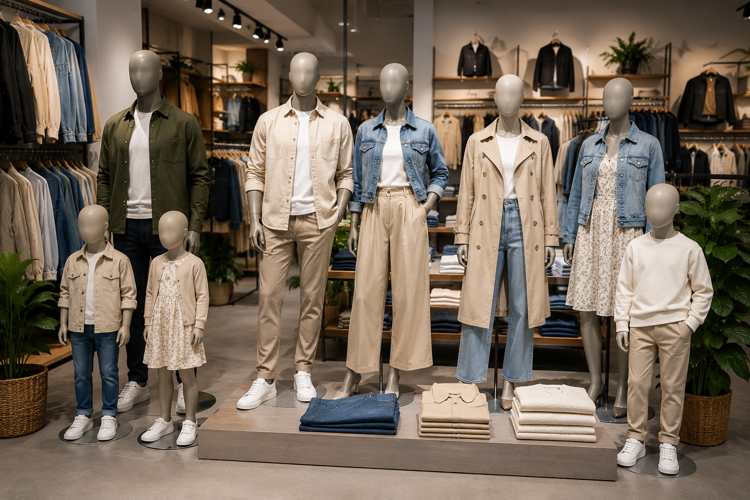 Fashion wear showroom