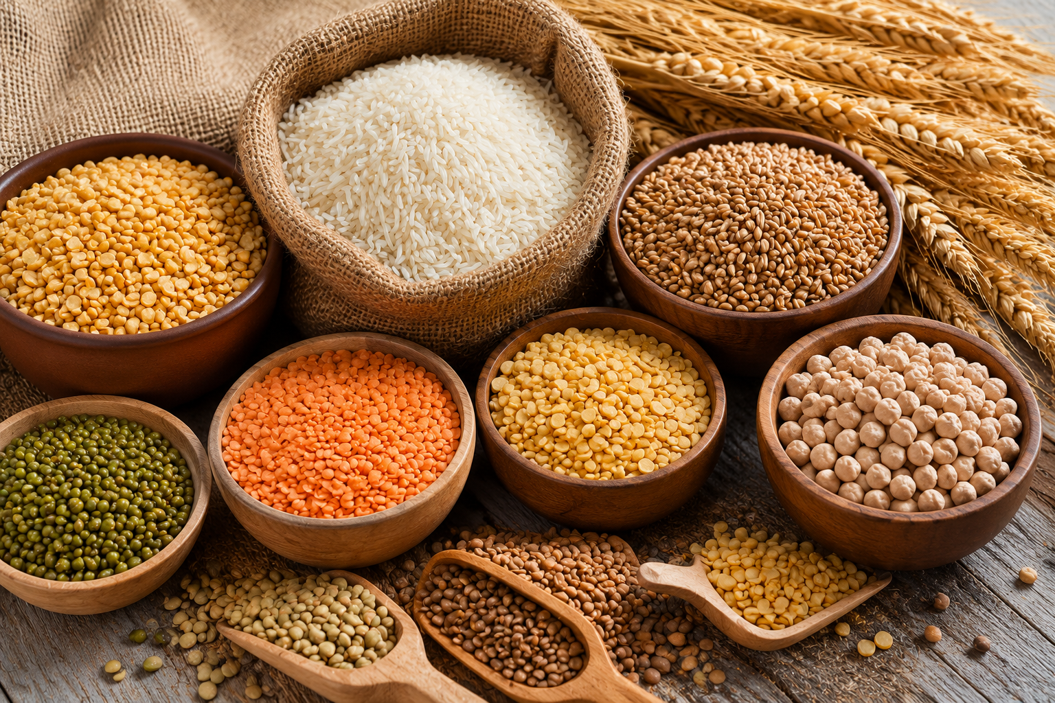 Wholesale pulses and lentils