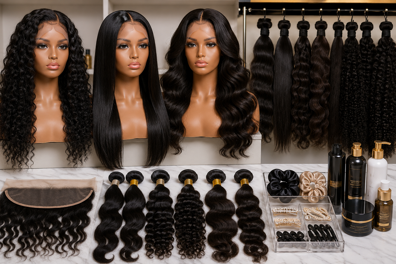 Wigs and hair extensions